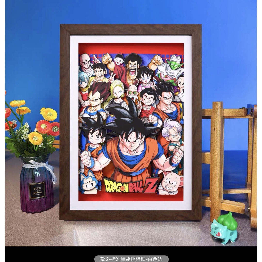 ドラゴンボール  DRAGON BALL   繪畫  3D 額装 カラー選 エンタメ/ホビーのアニメグッズ(その他)の商品写真