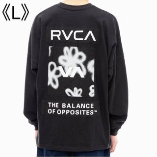 ルーカ(RVCA)の[新品] RVCA ルーカ 長袖Tシャツ バックプリント ロンT フローラル L(Tシャツ/カットソー(七分/長袖))