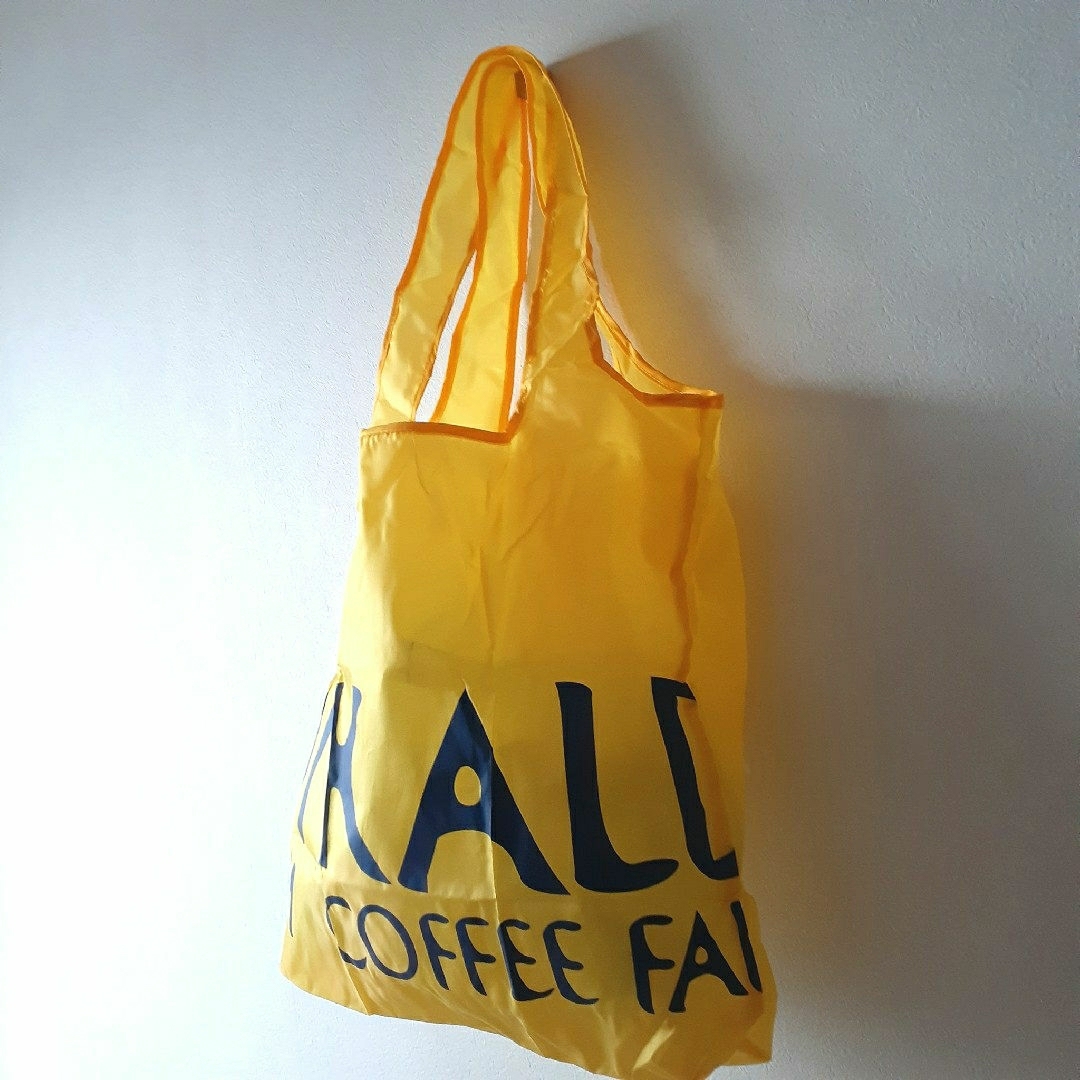 KALDI(カルディ)のカルディエコバッグイエロー【未使用】 レディースのバッグ(ショップ袋)の商品写真
