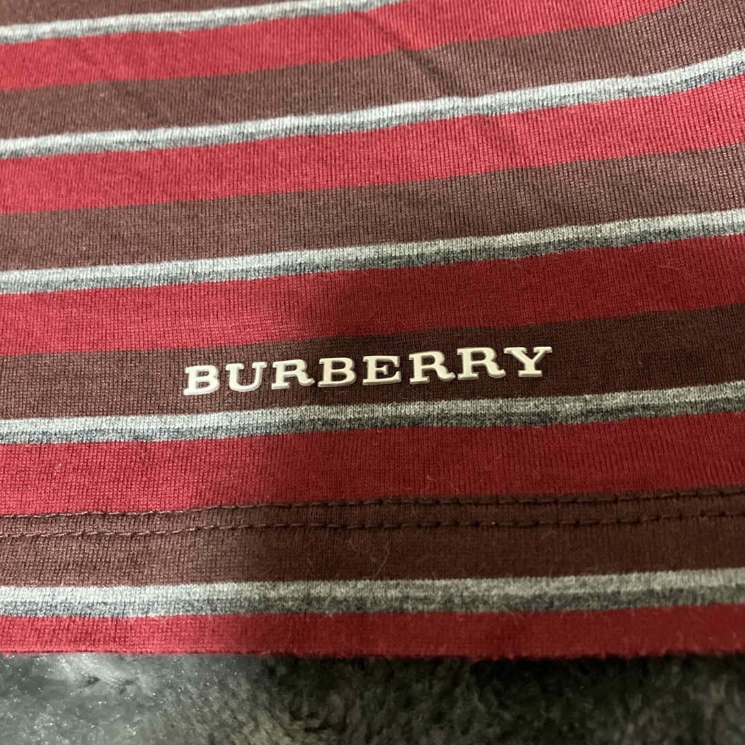 BURBERRY(バーバリー)の【美品】バーバリー ポロシャツ ロゴ入り メンズのトップス(ポロシャツ)の商品写真