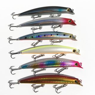 No.81 アムズデザイン サスケ風 リップレスミノー 6個セット サスケ風
