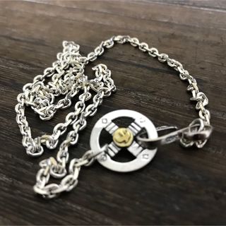 goros ネックレス  ゴローズ　三代目　ホイール　シルバー　18k