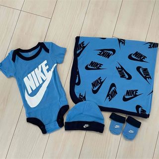 ナイキ(NIKE)のNIKE ベビー服　おくるみ　ロンパース　セット　未着用(その他)