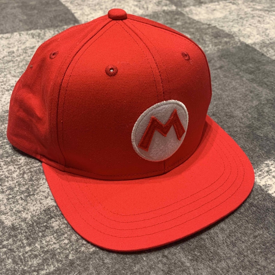 マリオ　キャップ（キッズ） キッズ/ベビー/マタニティのこども用ファッション小物(帽子)の商品写真