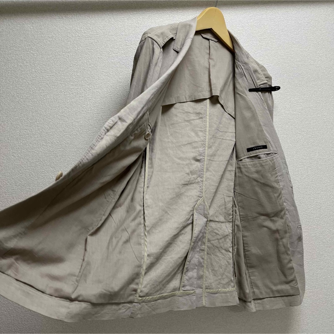 theory(セオリー)のtheory テーラードジャケット　ベージュ系　リネンジャケットサマージャケット メンズのジャケット/アウター(テーラードジャケット)の商品写真