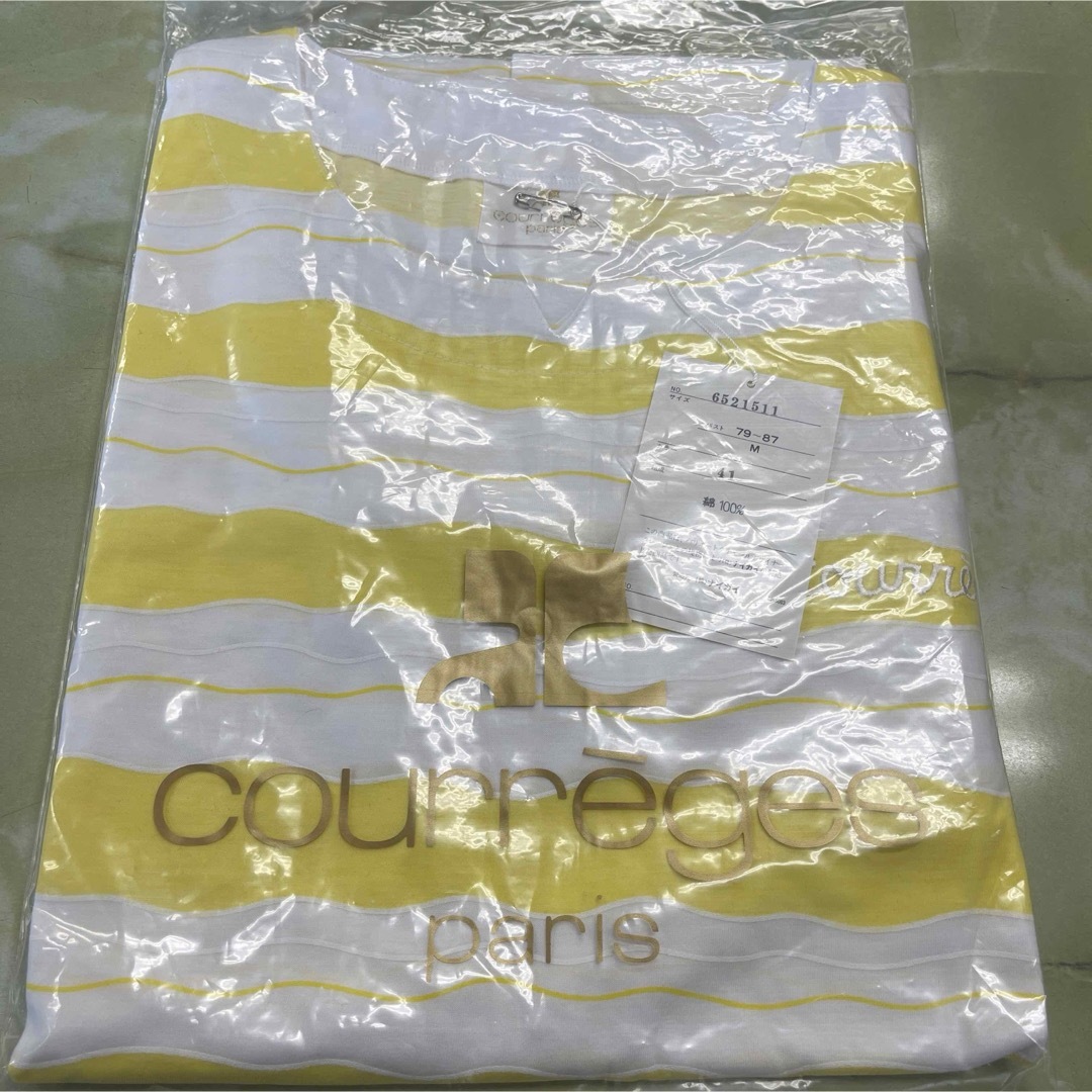 Courreges(クレージュ)のCourrèges  レディース パジャマ 上下セット ／Mサイズ　新品・未使用 レディースのルームウェア/パジャマ(パジャマ)の商品写真