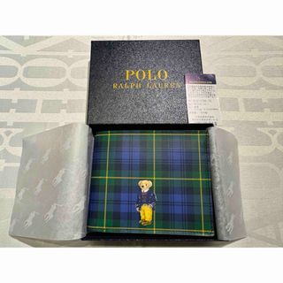 ポロラルフローレン(POLO RALPH LAUREN)のポロベア　ポロ　ラルフローレン　財布　チェック　新品タグ付き　箱入り(折り財布)