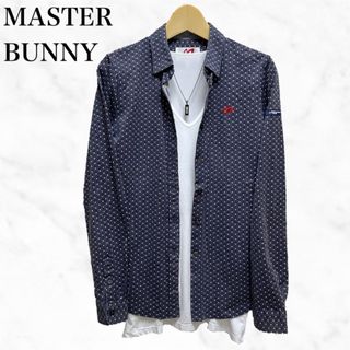 マスターバニーエディション(MASTER BUNNY EDITION)のMASTER BUNNY EDITION 総柄シャツ　長袖シャツ　ドットシャツ(シャツ/ブラウス(長袖/七分))