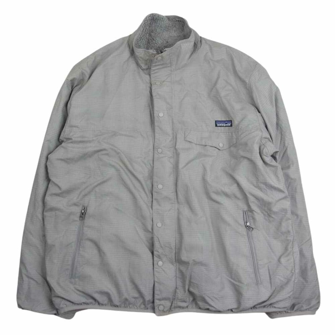 patagonia パタゴニア 28580 Reversible Snap-Zip Jacket リバーシブル スナップ ジップ フリース ジャケット グレー系 カーキ系