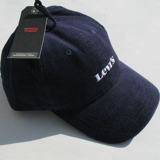 新品 Levi's リーバイス コーデュロイ キャップ ネイビー 調整可能(キャップ)