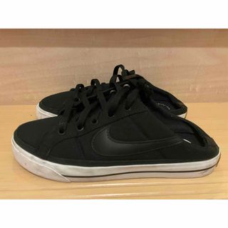 ナイキ(NIKE)のNIKE コート レガシー ミュール　CW4554 ブラック　24.5cm(スニーカー)