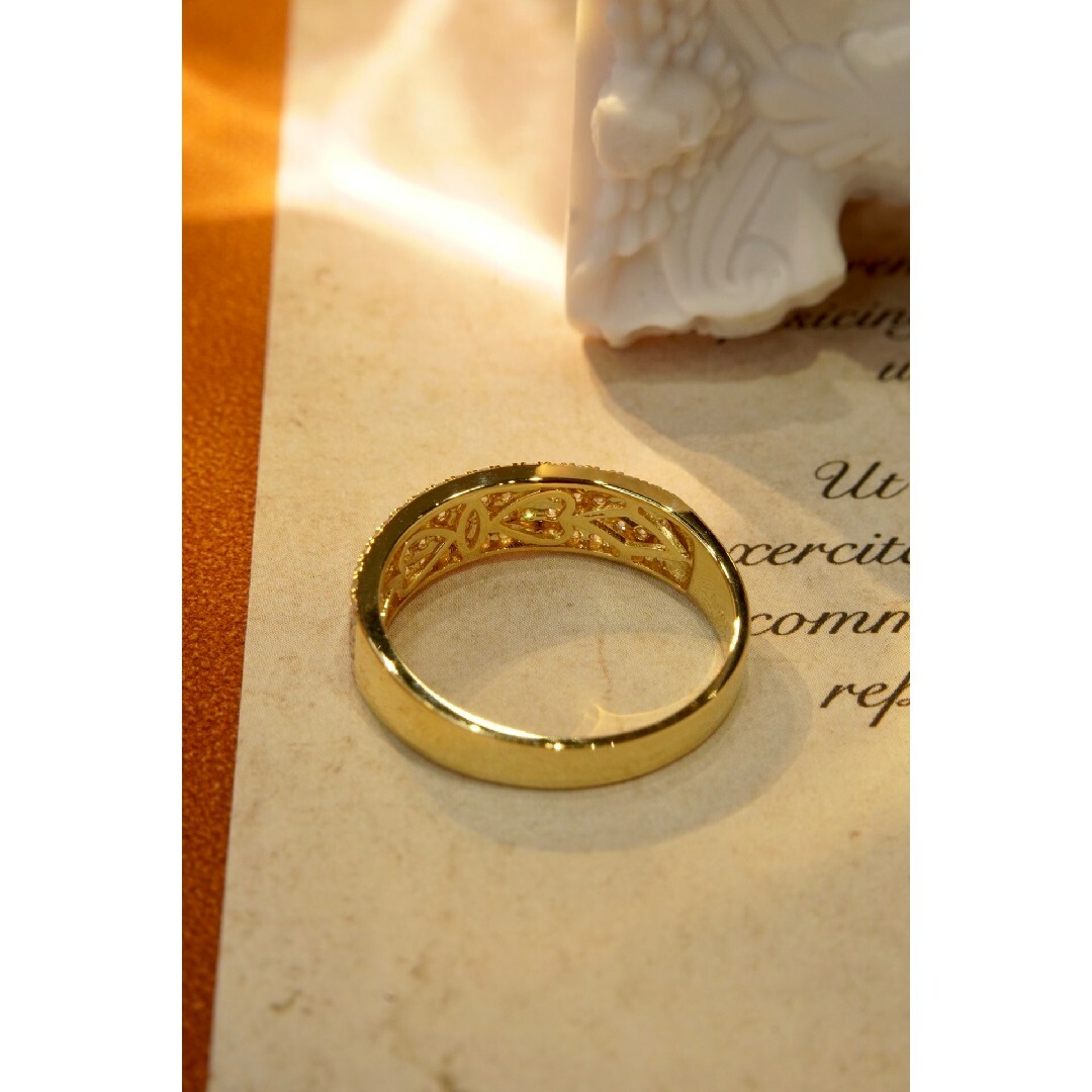 天然ダイヤモンドリング0.6ct　k18 レディースのアクセサリー(リング(指輪))の商品写真