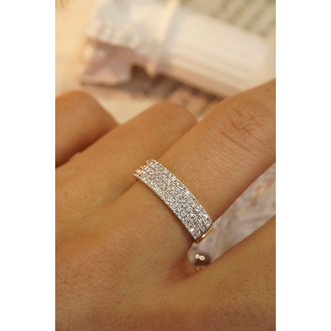 天然ダイヤモンドリング0.6ct　k18 レディースのアクセサリー(リング(指輪))の商品写真