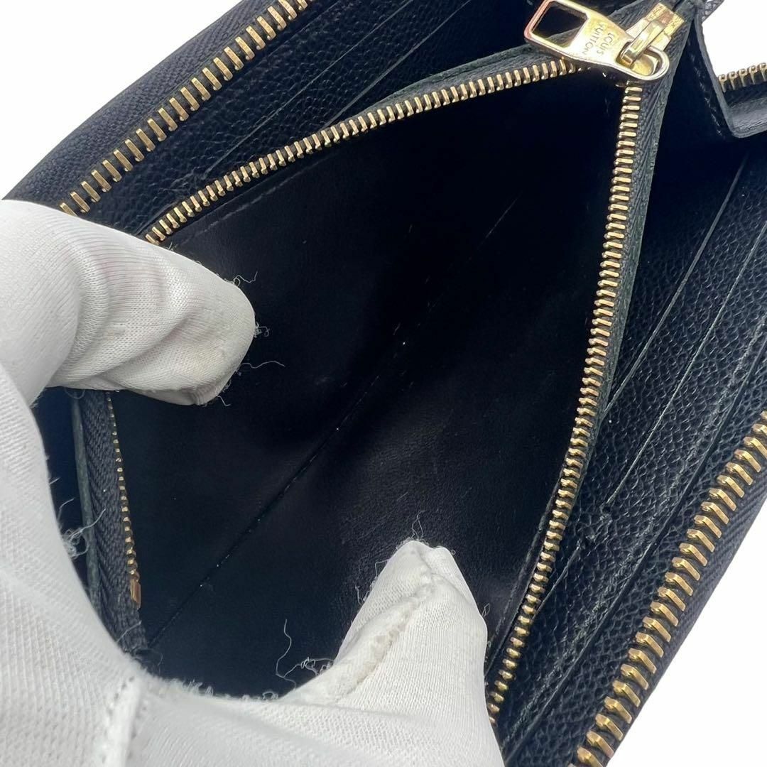 LOUIS VUITTON(ルイヴィトン)の【美品】ルイヴィトン　アンプラント　 クレマンス　長財布　モノグラム　ノワール レディースのファッション小物(財布)の商品写真