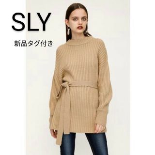 SLY - SLY♡KNIT TRACK BLOCKING TOPSの通販｜ラクマ