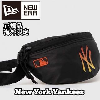 ニューエラ ボディバッグ NY ヤンキース グラデーション ウエストバッグ 黒