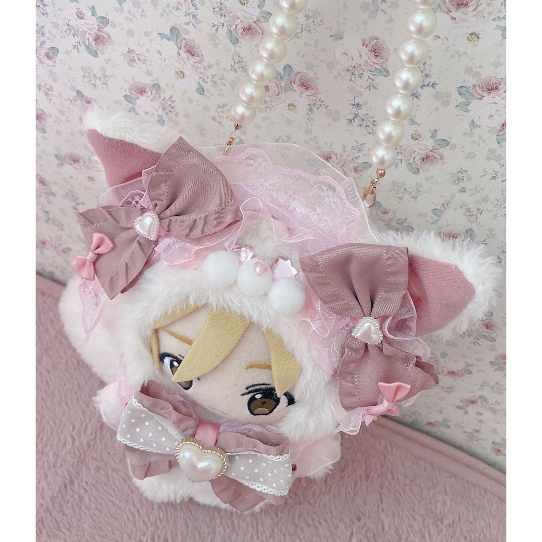 あんスタ♡ぬい服♡韓国風ロリータゆめかわ姫系♡天使の羽ねこの着ぐるみ♡ホワイト あんスタ♡ぬい服♡韓国風ロリータゆめかわ姫系♡天使の羽ねこの着ぐるみ♡ホワイト