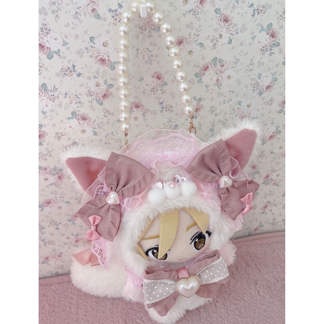 あんスタ♡ぬい服♡韓国風ロリータゆめかわ姫系♡天使の羽ねこの着ぐるみ♡ホワイト あんスタ♡ぬい服♡韓国風ロリータゆめかわ姫系♡天使の羽ねこの着ぐるみ♡ホワイト