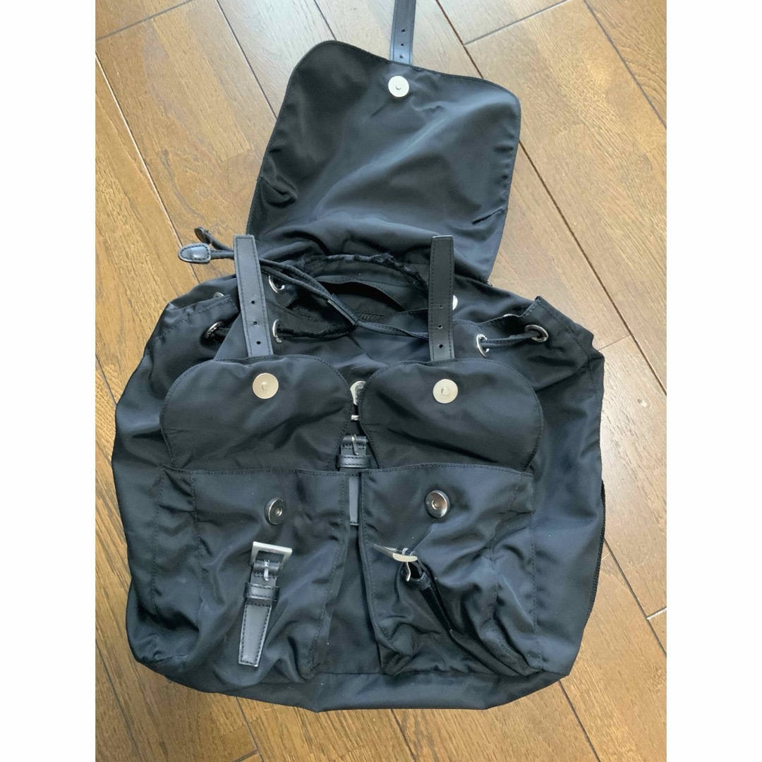 PRADAリュック ナップサック ブラック ナイロン プラダ リュック PRADAリュック ナップサック ブラック ナイロン プラダ リュック