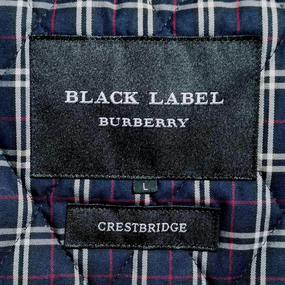 BURBERRY BLACK LABEL(バーバリーブラックレーベル)の極美品 L バーバリーブラックレーベル トレンチコート 紺 中綿ライナー ベルト メンズのジャケット/アウター(トレンチコート)の商品写真