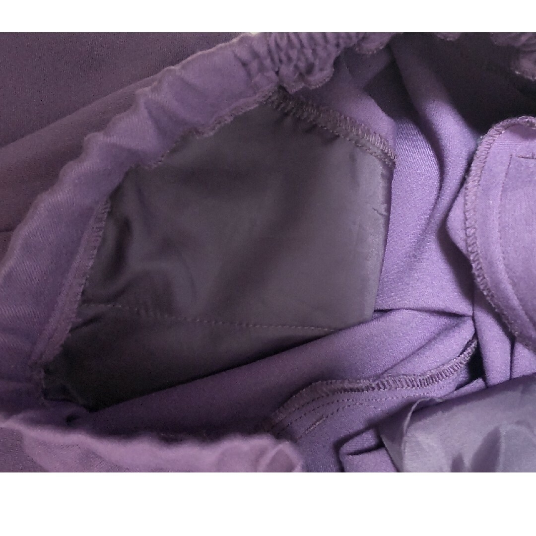 Re:EDIT(リエディ)のRe:EDIT テーパードパンツ 紫 レディースのパンツ(カジュアルパンツ)の商品写真