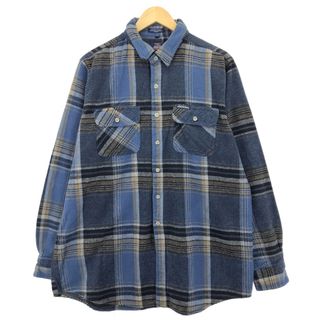 ディッキーズ(Dickies)の古着 ディッキーズ Dickies 長袖 フランネルチェックシャツ メンズXL /eaa416262(シャツ)