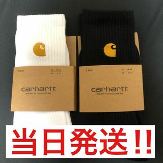 carhartt - carhartt カーハート　ソックス 靴下　新品未使用品2足セット　黒　白★