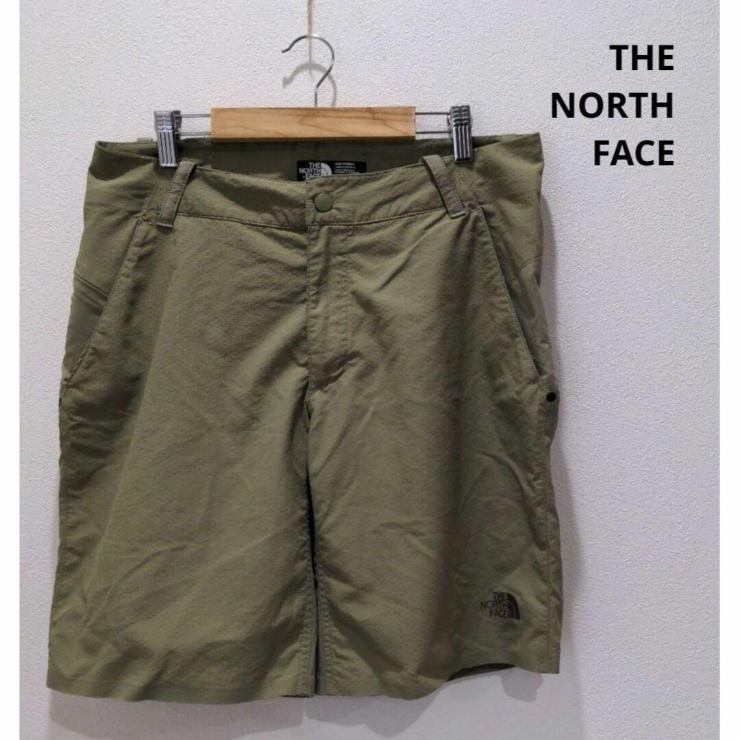 THE NORTH FACE(ザノースフェイス)のTHE NORTH FACE ナイロン ショートパンツ メンズ ボトム カーキ メンズのパンツ(ショートパンツ)の商品写真