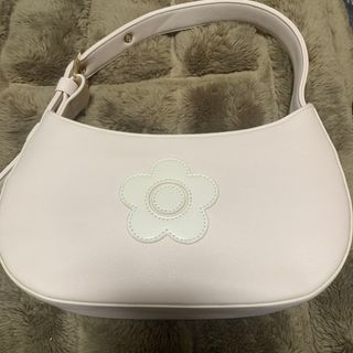 マリークワント(MARY QUANT)のMARY QUANT ハーフムーン デイジーパッチミニトート バッグ(トートバッグ)