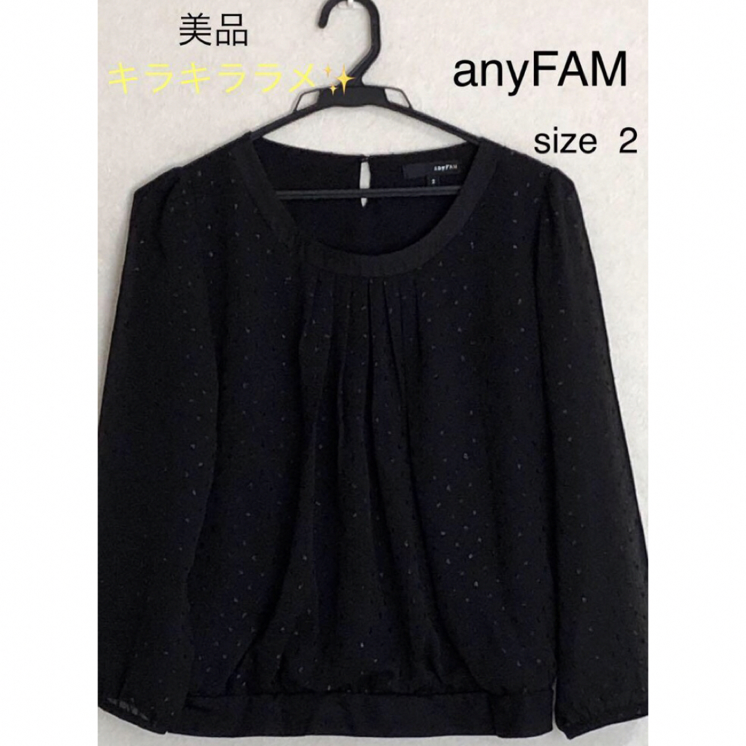 anyFAM(エニィファム)のanyfam  エニファム　トップス　ラメ レディースのトップス(シャツ/ブラウス(長袖/七分))の商品写真