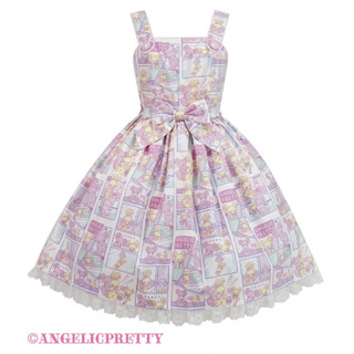 アンジェリックプリティー(Angelic Pretty)のAngelic Pretty Comic Toys ジャンパースカート(ひざ丈ワンピース)