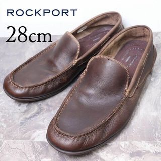 ロックポート(ROCKPORT)のROCKPORT ロックポート 28 スリッポン モカシン レザー 濃茶(スリッポン/モカシン)