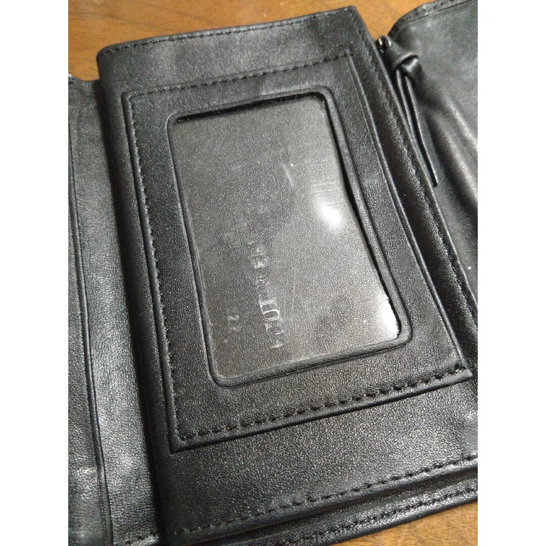 COMME CA ISM(コムサイズム)のコムサイズム、三つ折り牛革メッシュ財布、送料込1200円 メンズのファッション小物(折り財布)の商品写真