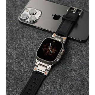 アップルウォッチ(Apple Watch)のApple watch アップルウォッチ バンド ベルト シリコーン　ステンレス(金属ベルト)