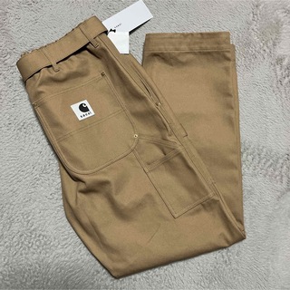 サカイ(sacai)のsacai CARHARTT WIP Canvas Pants  パンツ　3(ワークパンツ/カーゴパンツ)