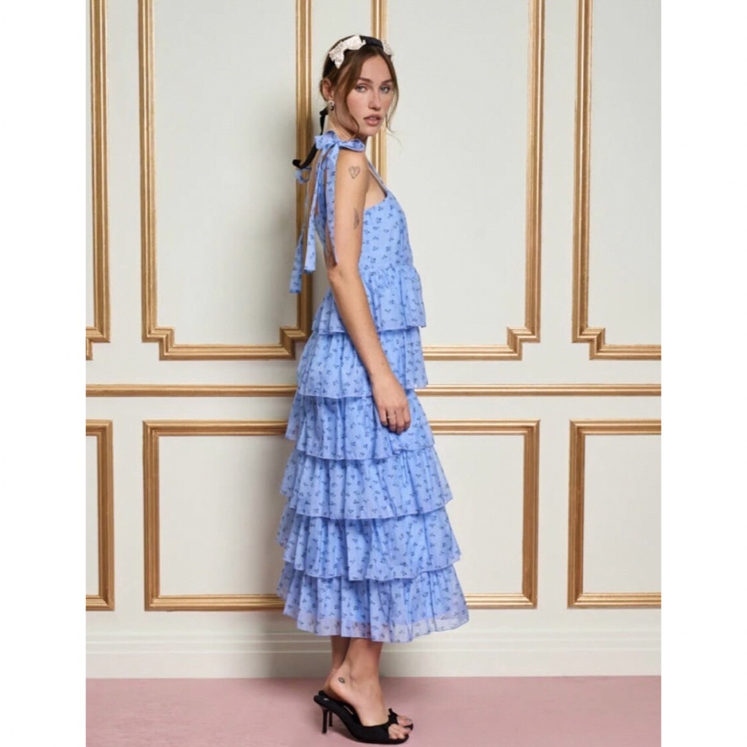 sister jane(シスタージェーン)の新品タグ付◉ DREAM Esme Tiered Ruffle Dress レディースのワンピース(ロングワンピース/マキシワンピース)の商品写真