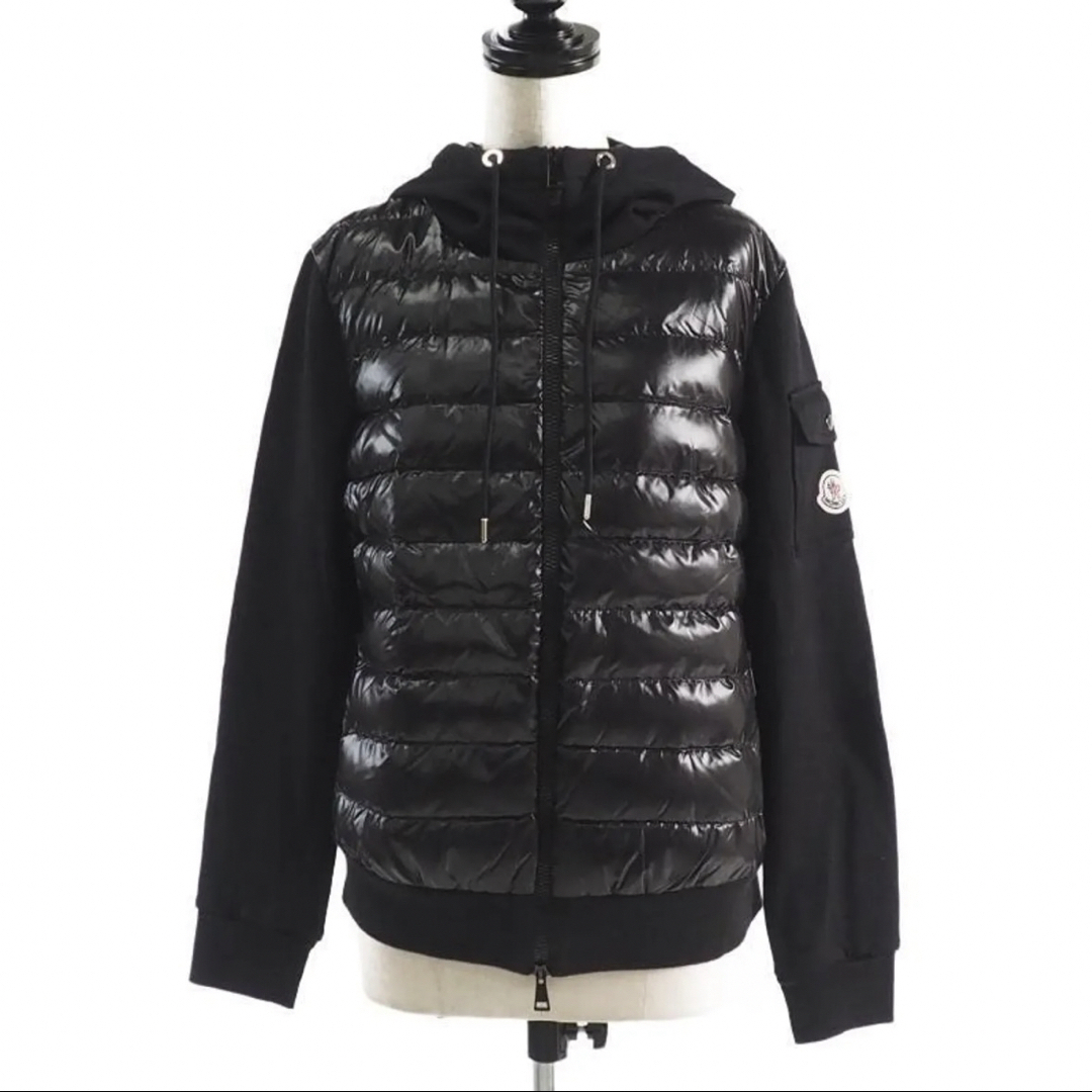 MONCLER(モンクレール)の新品未使用モンクレールダウンパネル フーディー カーディガン:S レディースのレディース その他(その他)の商品写真