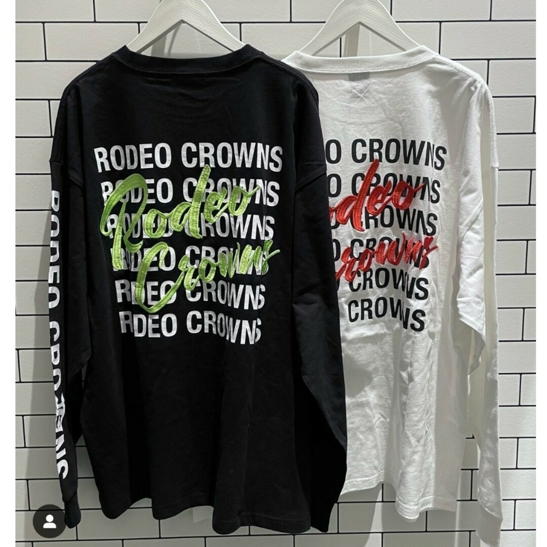 RODEO CROWNS WIDE BOWL(ロデオクラウンズワイドボウル)のVARIOUS LogoロンＴ レディースのトップス(Tシャツ(長袖/七分))の商品写真