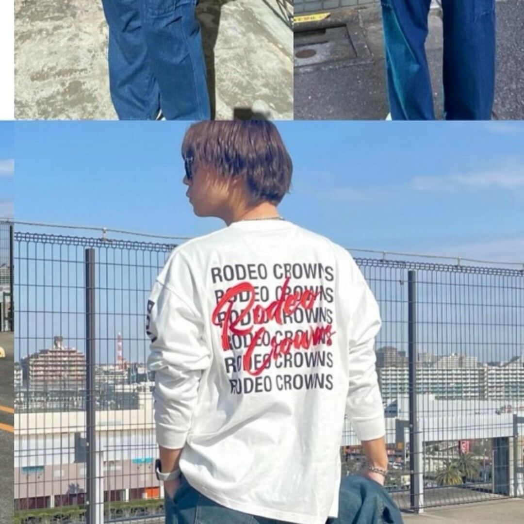 RODEO CROWNS WIDE BOWL(ロデオクラウンズワイドボウル)のVARIOUS LogoロンＴ レディースのトップス(Tシャツ(長袖/七分))の商品写真