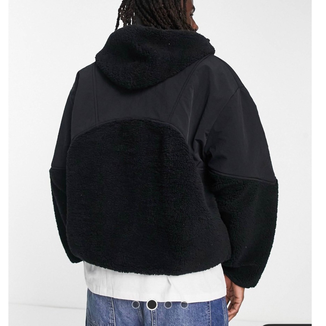 asos(エイソス)のASOS Oversized Zip Hoodie Nylon & Borg メンズのジャケット/アウター(その他)の商品写真