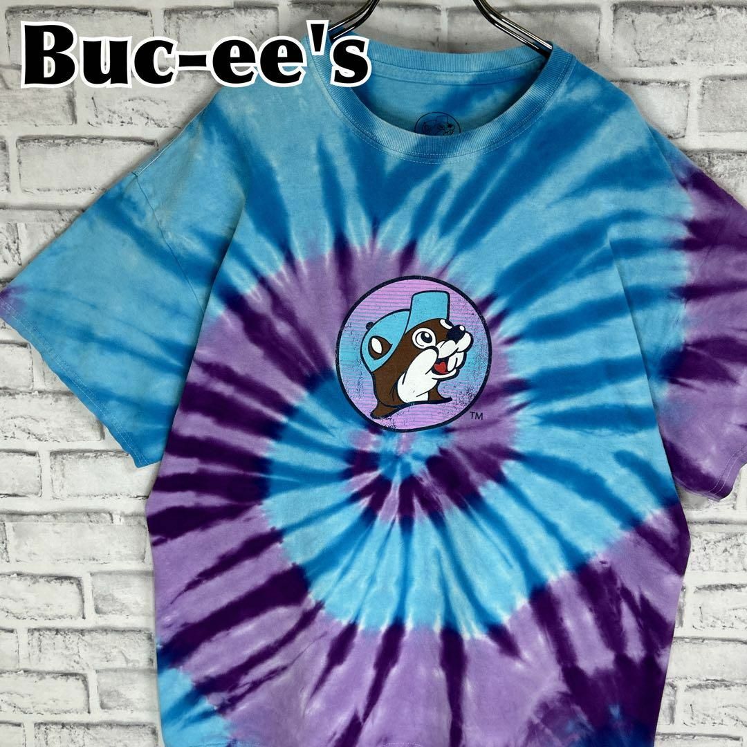 Buc-ee's バッキーズ タイダイ 両面デザイン ロゴTシャツ 半袖 輸入品 メンズのトップス(Tシャツ/カットソー(半袖/袖なし))の商品写真