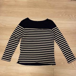 ムジルシリョウヒン(MUJI (無印良品))の長袖ボーダー⭐︎無印良品(Tシャツ(長袖/七分))