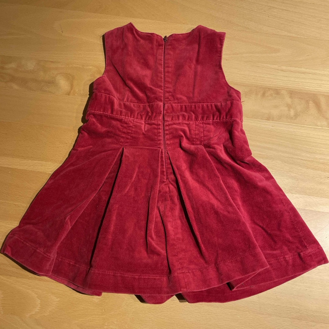 GAP Kids(ギャップキッズ)のREDワンピース キッズ/ベビー/マタニティのベビー服(~85cm)(ワンピース)の商品写真