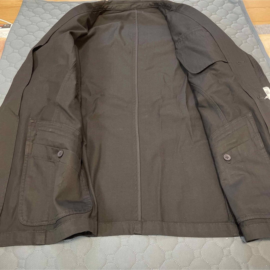 新品　トレンチ風ジャケット　Ｌサイズ　 メンズのジャケット/アウター(テーラードジャケット)の商品写真