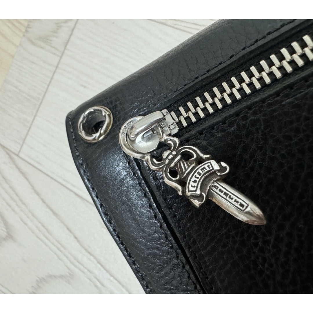 Chrome Hearts(クロムハーツ)のクロムハーツ ウェーブウォレット BSフレアボタン　最終値下げ メンズのファッション小物(長財布)の商品写真