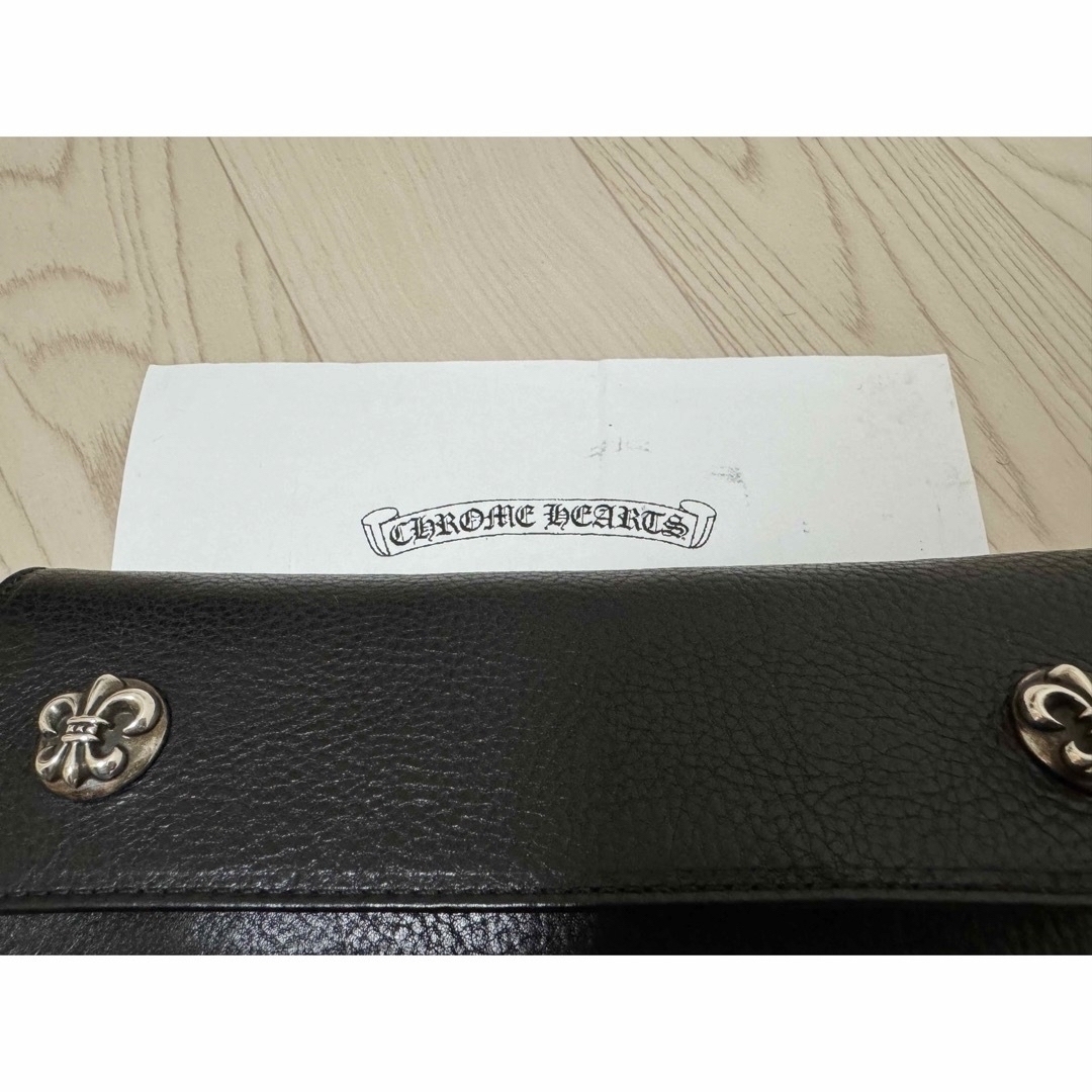 Chrome Hearts(クロムハーツ)のクロムハーツ ウェーブウォレット BSフレアボタン　最終値下げ メンズのファッション小物(長財布)の商品写真