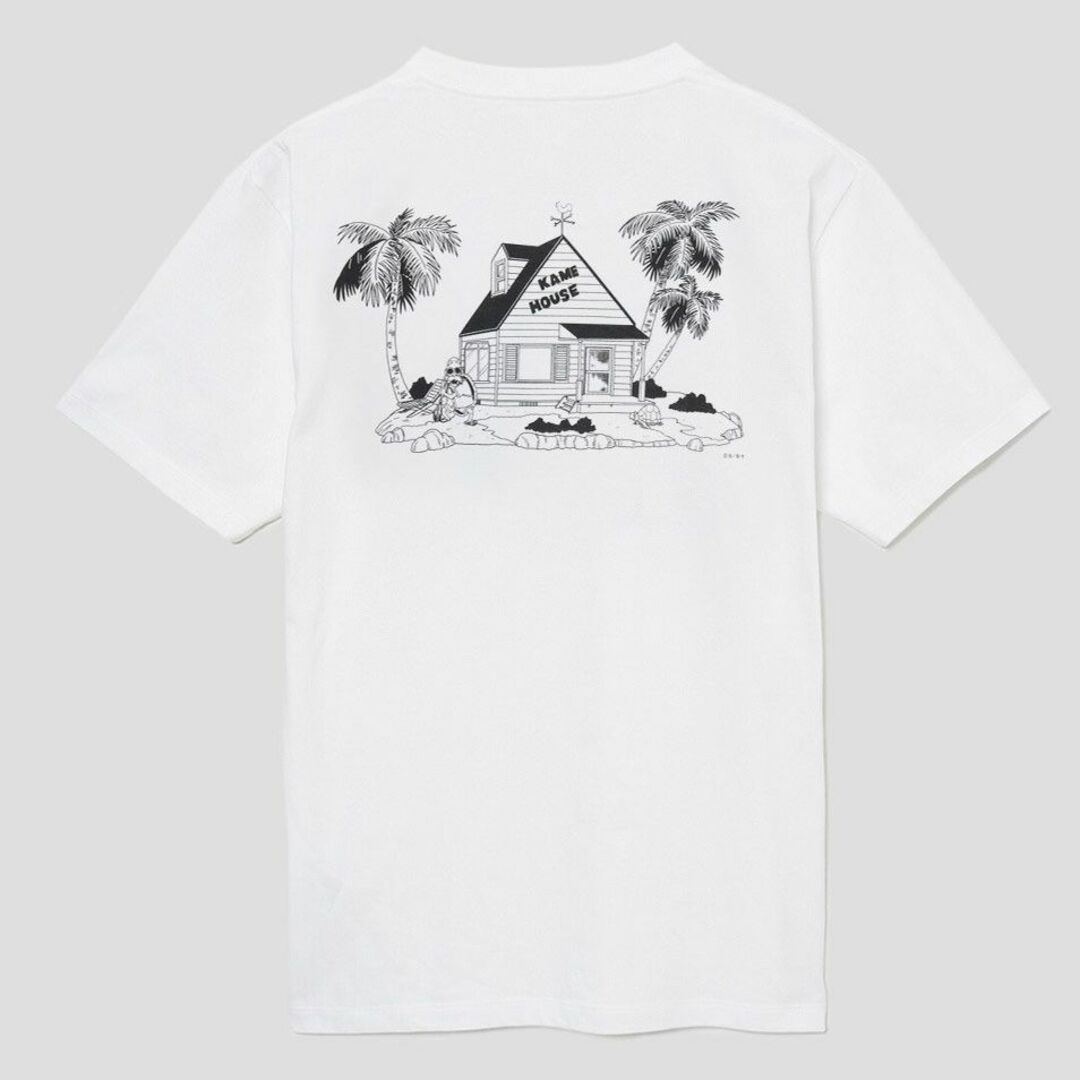 Design Tshirts Store graniph(グラニフ)のXLサイズ　ドラゴンボール　「悟空とチチの出会い」Tシャツ　グラニフ メンズのトップス(Tシャツ/カットソー(半袖/袖なし))の商品写真