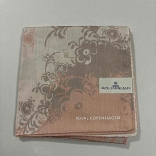 ROYAL COPENHAGEN - ロイヤルコペンハーゲン大判ハンカチーフサーモンピンク系