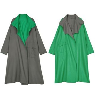 アメリヴィンテージ(Ameri VINTAGE)のREVERSIBLE STAND COLLAR COAT(ロングコート)