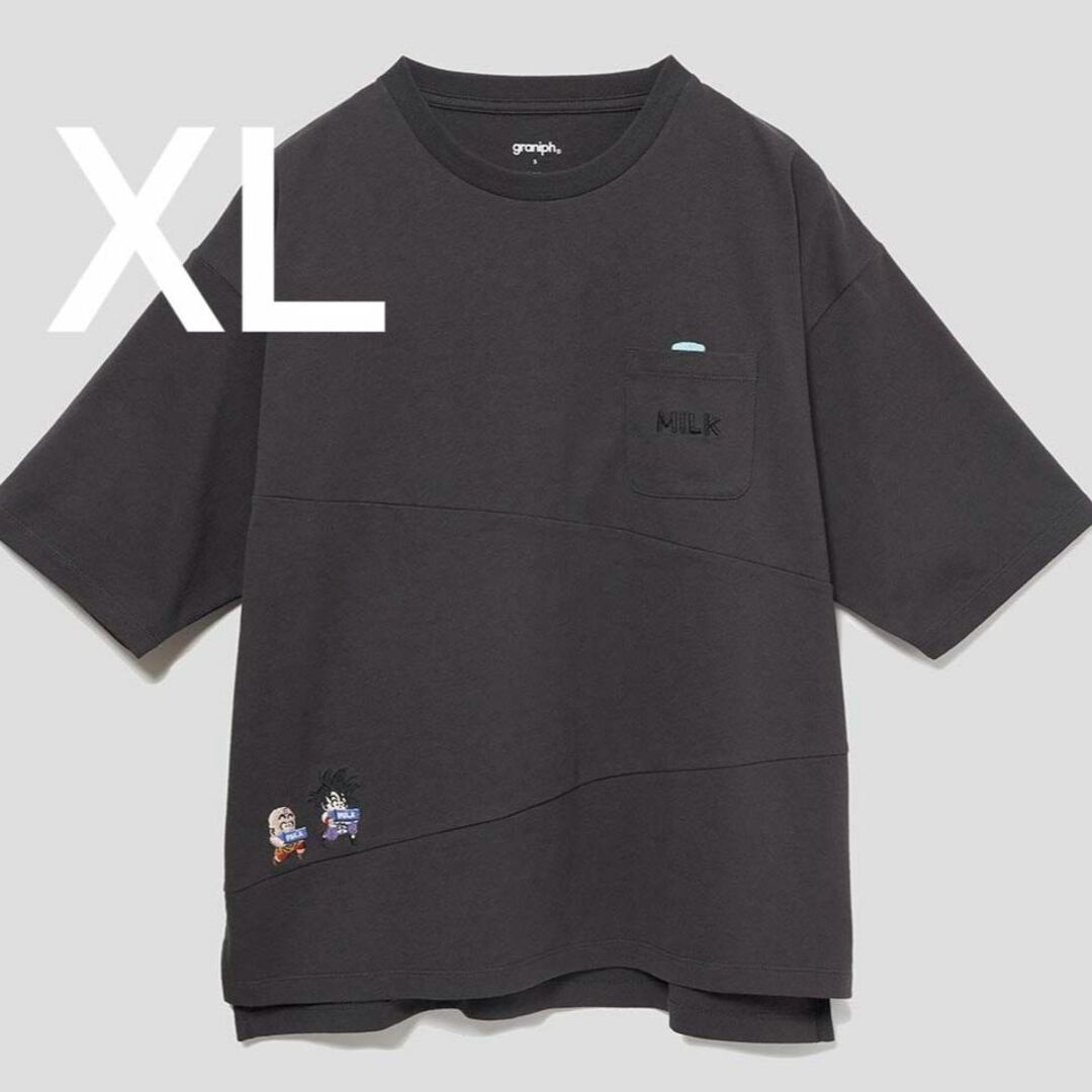 Design Tshirts Store graniph(グラニフ)のXLサイズ　ドラゴンボール　「修行」Tシャツ　グラニフ　スミクロ メンズのトップス(Tシャツ/カットソー(半袖/袖なし))の商品写真